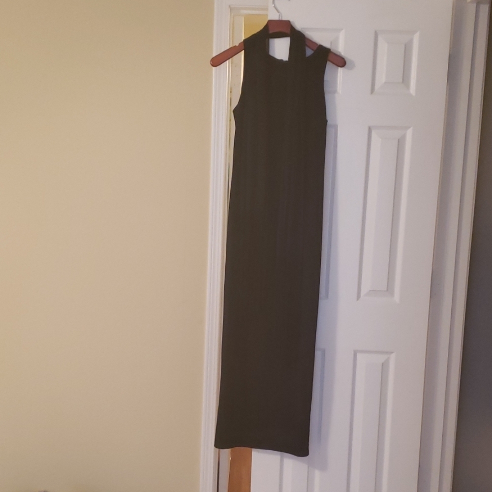 Long black maxi dress